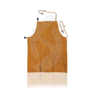 Welding Apron made of Brown Color Cow Split Suede Leather