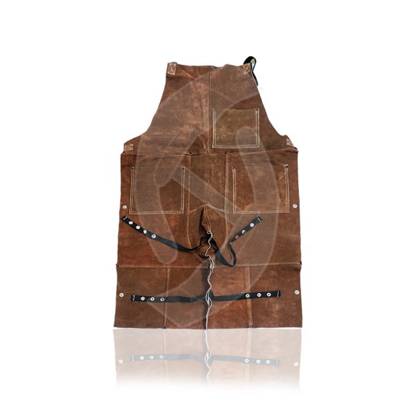 Welding Apron made of Cow Split Suede Leather with Legs